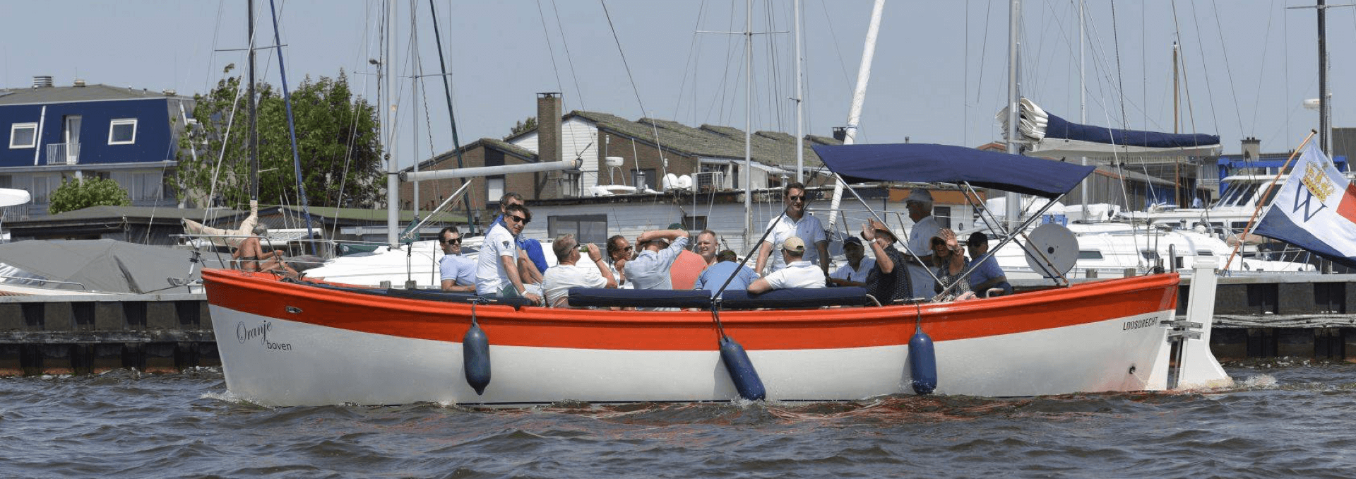 Sloep huren Loosdrecht – vertrek vanuit de haven